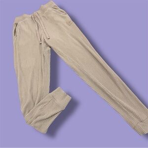 ALO Yoga soft pink Ribbed Joggers